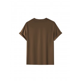 Men's Casual Short Sleeve T-Shirt with Bold 