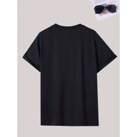 Men's Casual Short Sleeve T-Shirt with 
