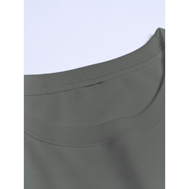 Men'S Vibrant Orange Graphic T-Shirt - 