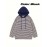 [Polyester Striped Hoodie] 100% Polyester Men's Casual Striped Hoodie - Loose Fit, Crew Neck, Color Block Design, Medium Stretch, Fall/Winter Streetwear Sweatshirt