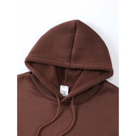 [Men's Cross Print Hooded Sweatshirt] Black Men's 