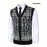 [Casual Cardigan Vest] Casual Color Block Men's Plaid Knit Cardigan Vest | Sleeveless, Regular Fit, V-Neck with Buttons - for Spring/Fall