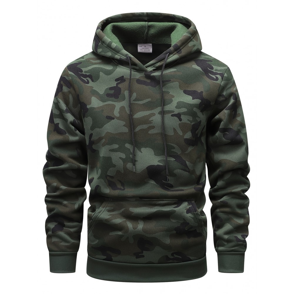 [Camouflage Hoodie] Camouflage Hoodie | Stylish Outdoor Pullover for Hunting and Fishing